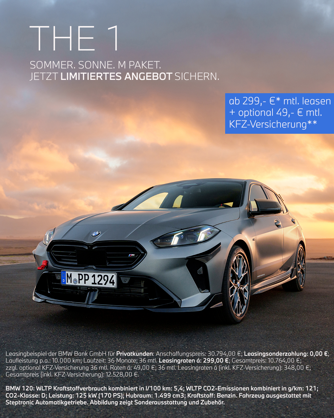 BMW 1er Limited Angebot bei der Wahl-Group