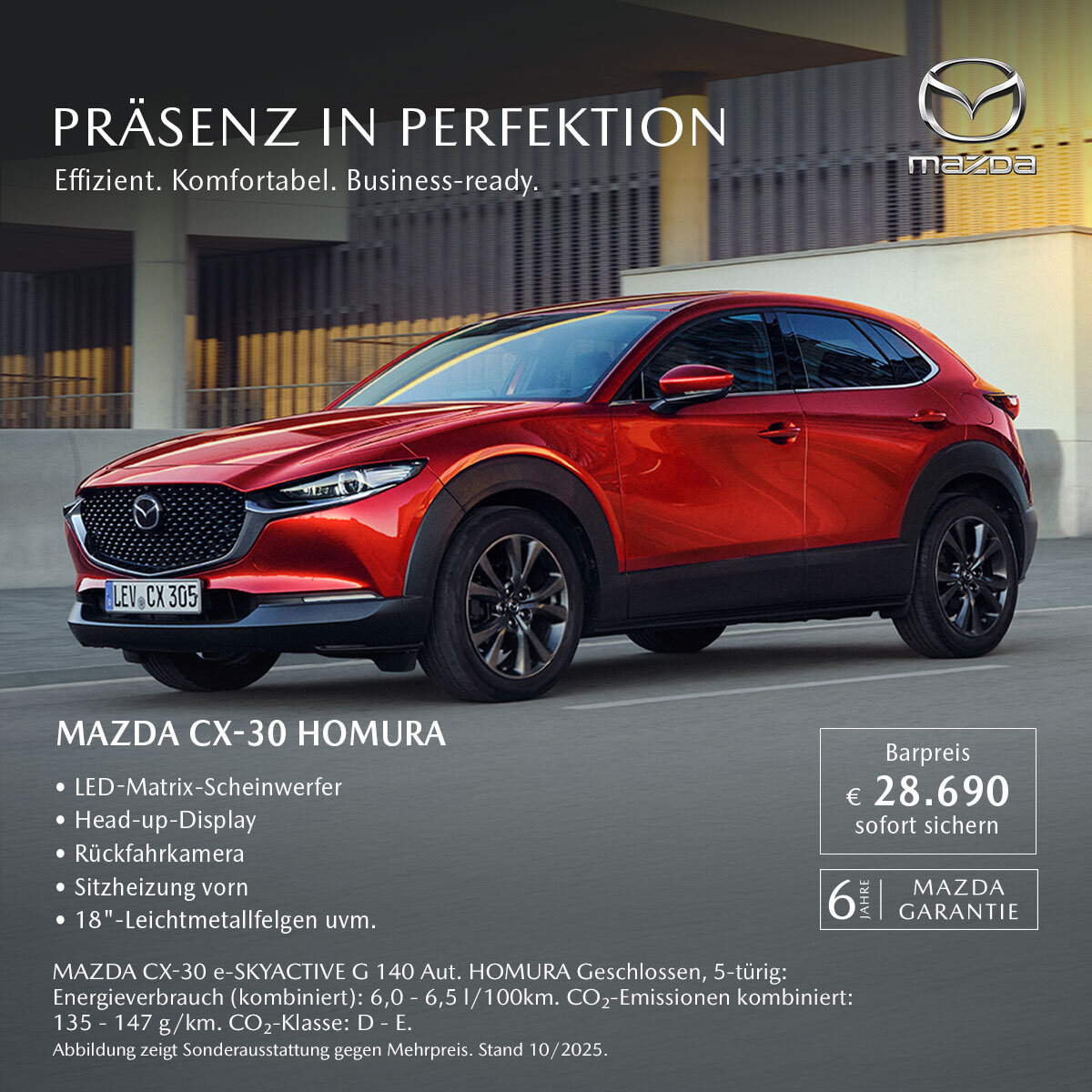 Mazda CX-30 Homura Barpreisangebot für Privatkunden – Wahl Group Mazda CX-30 Homura Barpreisangebot für Privatkunden – Wahl Group