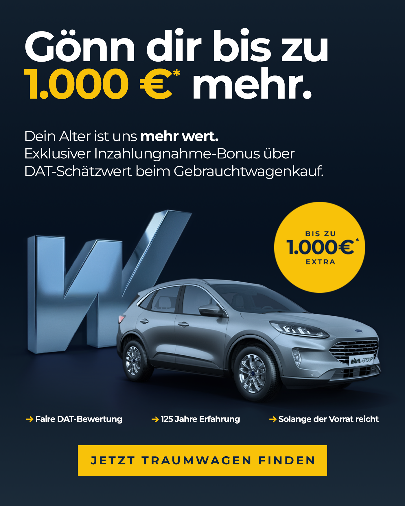 Gebrauchtwagen-Aktion Wahl-Group